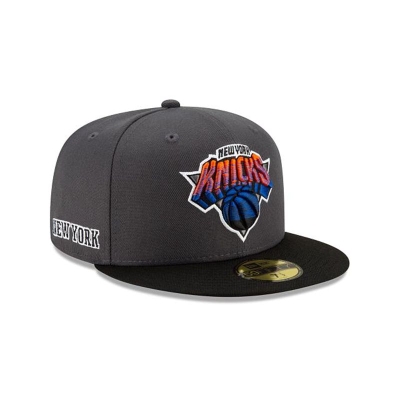 New York Knicks Gorra | New Era NBA City Edition Alt 59fifty Fitted Cap Mexico - Grises